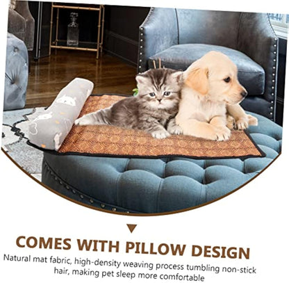 Cooling Mat For Pets - Ice Silk Pad For Cats And Dogs To Beat The Heat In Summer