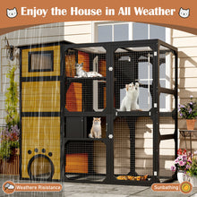Outdoor Cat Catio - 4-Tier Window Enclosure by GO