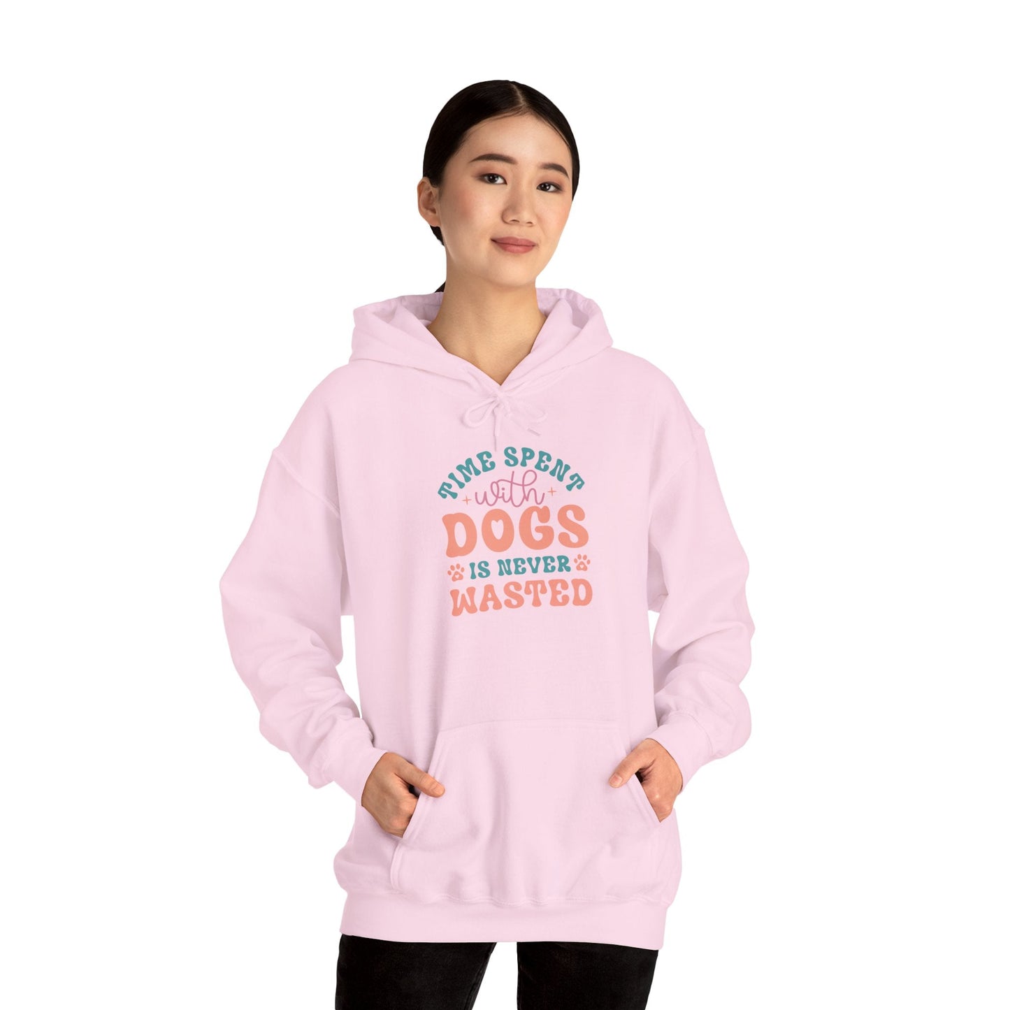 Time Spent with Dogs Hoodie - Perfect for Dog Lovers | Purrfect Pet Haven