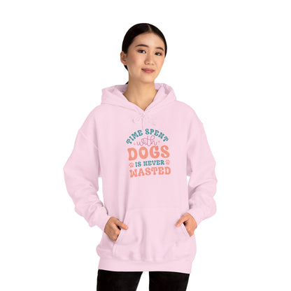 Time Spent with Dogs Hoodie - Perfect for Dog Lovers | Purrfect Pet Haven