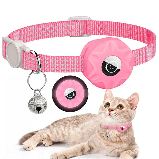 Apple Air Tag Tracker Protective Cover Anti-missing Pet Positioning Reflective Cat Collar