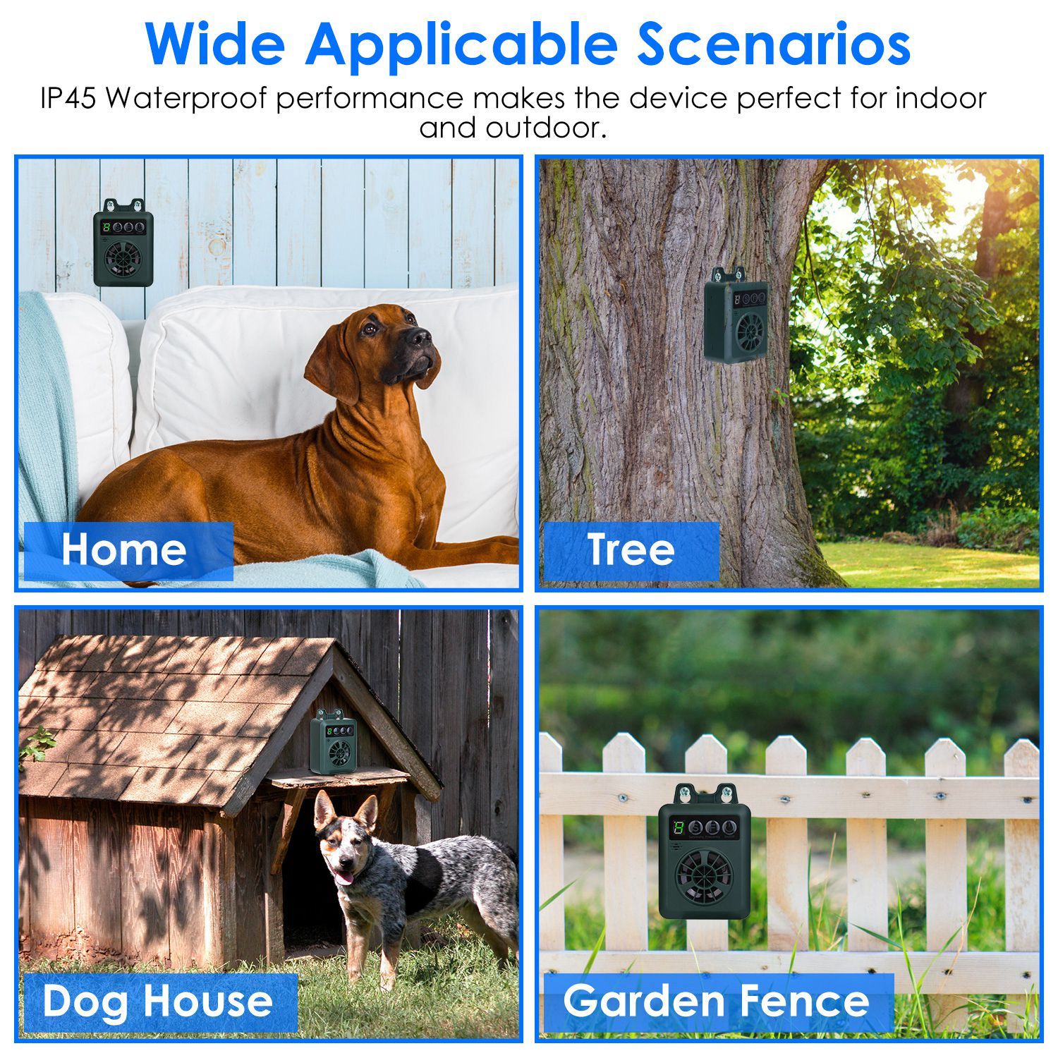 Anti-Barking Device - Ultrasonic Bark Control 49ft Range - Purrfect Pet Haven