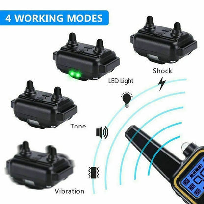 Dog Training Collar - 3000 FT Remote Waterproof Rechargeable