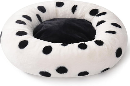 Polka Dot Donut Pet Bed - 23 Inch Round