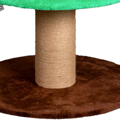 Christmas Tree Cat Tower - 59in Tall with Condos & Scratching Post - Purrfect Pet Haven