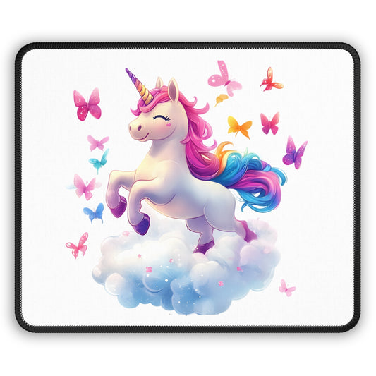 Fantasy Unicorn Gaming Mouse Pad - Colorful Butterfly Design | Purrfect Pet Haven