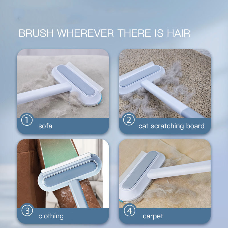 4-in-1 Pet Hair Removal Brush - Multi-Surface Cleaning Tool