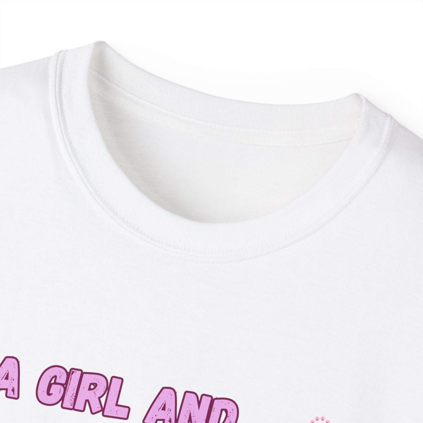 Girl and Her Dog Unisex Tee | Cute Pet Lover Shirt | Personalized Gift | Purrfect Pet Haven