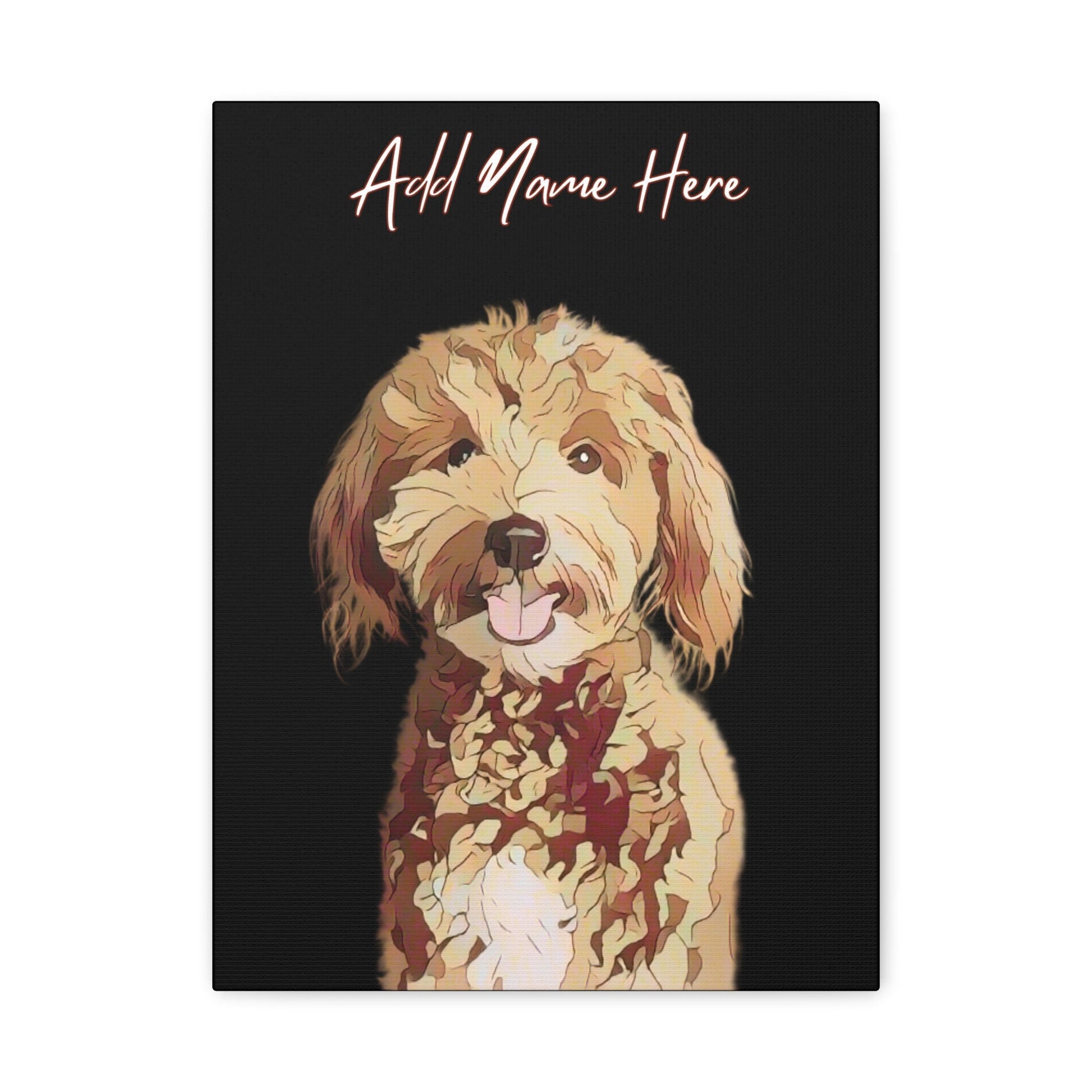 Custom Cartoonify Portrait Canvas - Personalized Art for Pet Lovers | Purrfect Pet Haven