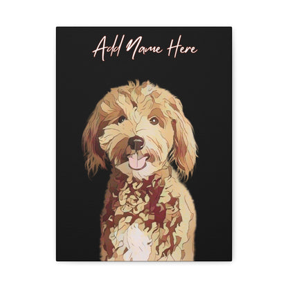 Custom Cartoonify Portrait Canvas - Personalized Art for Pet Lovers | Purrfect Pet Haven