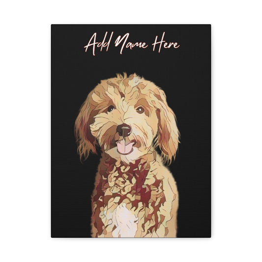 Custom Cartoonify Portrait Canvas - Personalized Art for Pet Lovers | Purrfect Pet Haven