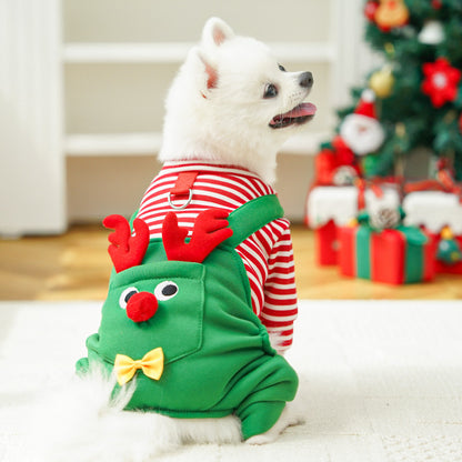 Christmas Reindeer Pet Costume - Dog & Cat Holiday Outfit