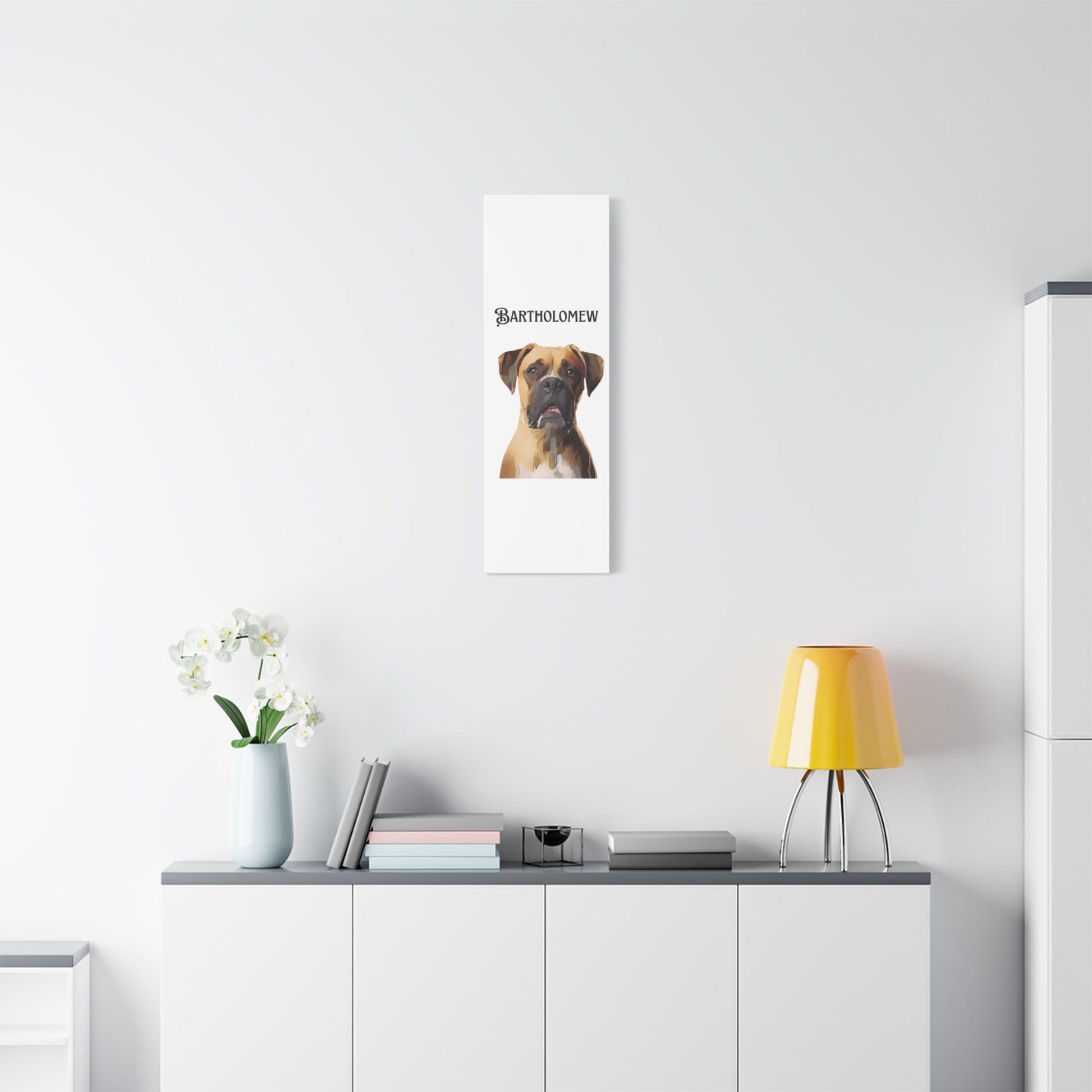 PAW-sonalized White Canvas Print | Upload Photo~Choose size | Purrfect Pet Haven
