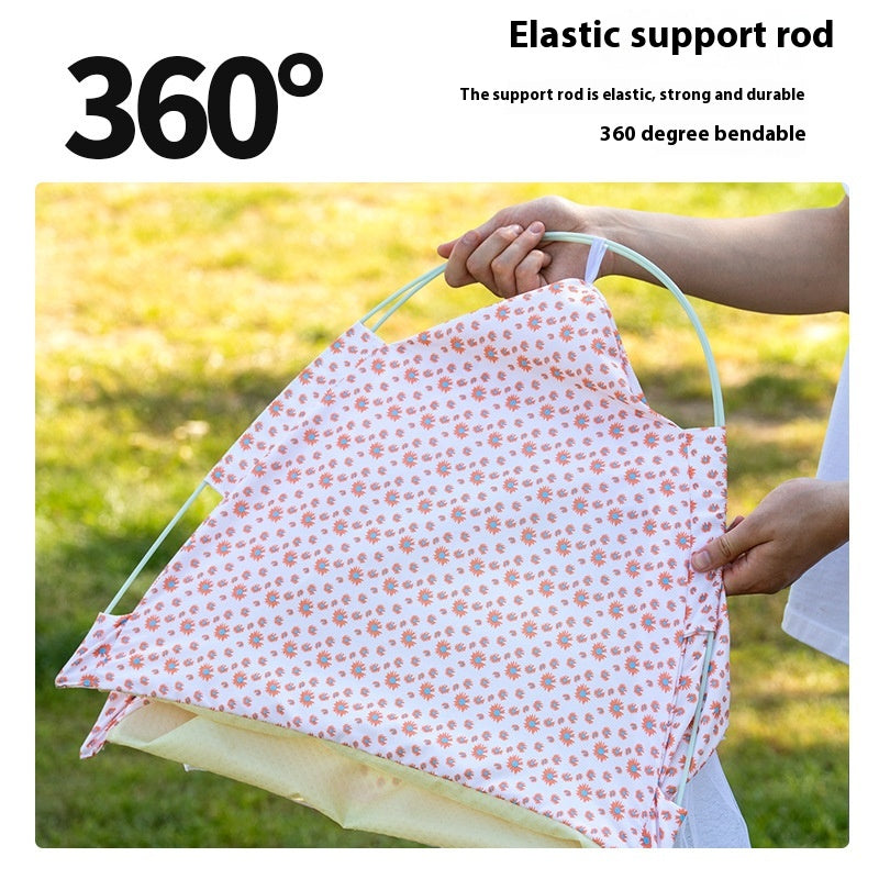 Portable Cat Tent Nest with Summer Bug Screen