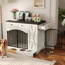 Farmhouse Dog Crate Furniture - 43.3 Inch