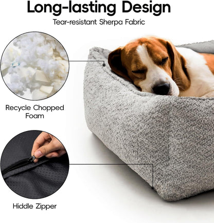 Rectangle Pet Bed - Medium Warming Calming