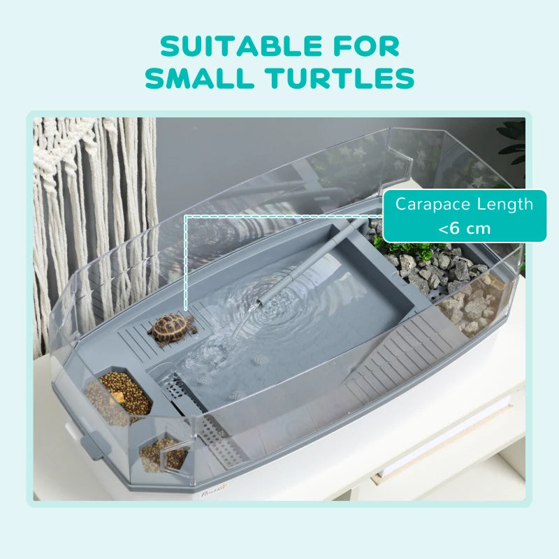 Turtle Tank - Complete Aquarium Kit with Filter & Pump - Purrfect Pet Haven