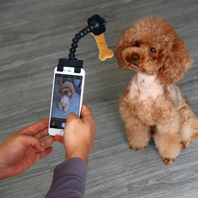 Pet Selfie Stick - Mobile Phone Camera Holder for Dogs & Cats