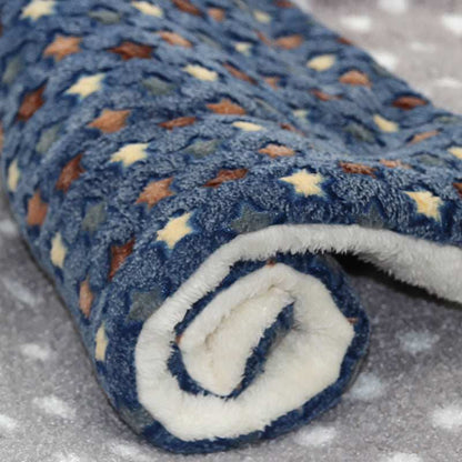 Premium Pet Bed Mat - Washable Fleece Crate Pad for Dogs & Cats All Sizes