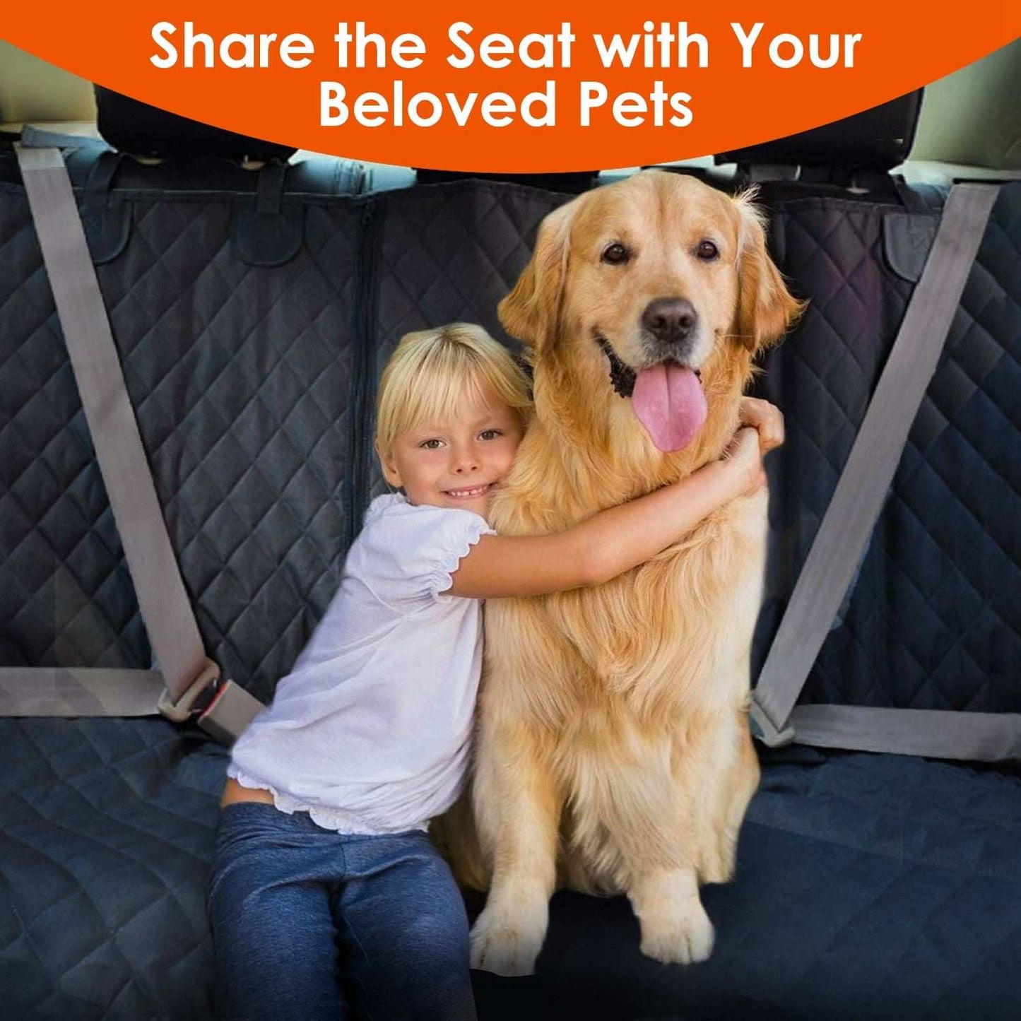 Waterproof Scratch Proof Pet Dog Car Seat Cover Rear Protector Mat