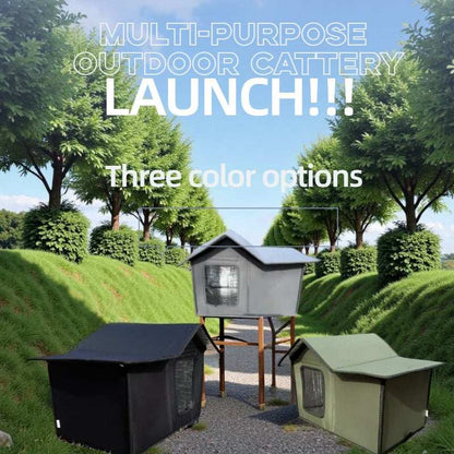 Rainproof And Windproof Portable Outdoor Cat House