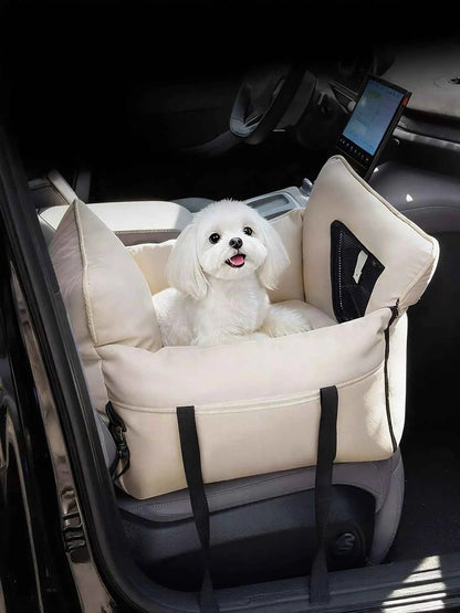 Comfortable & Secure Pet Car Seat Bed