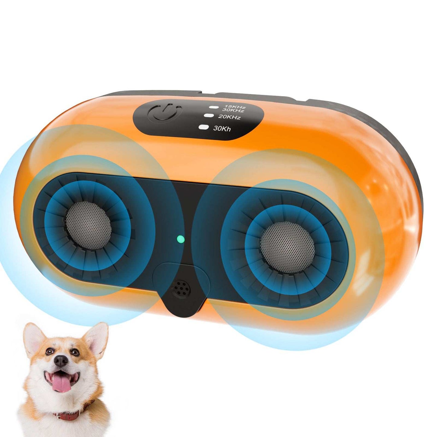 Ultrasonic Anti Barking Control Dog Deterrent Device with 3 Modes Stop Neighbors Barking Dog 50ft Range Indoor & Outdoor