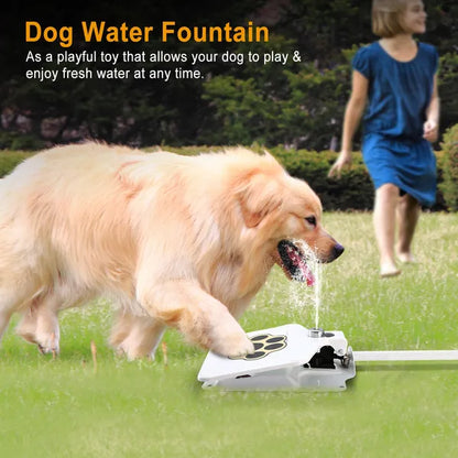 dog water pedal Outdoor Dog Water Fountain Step-On Pedal