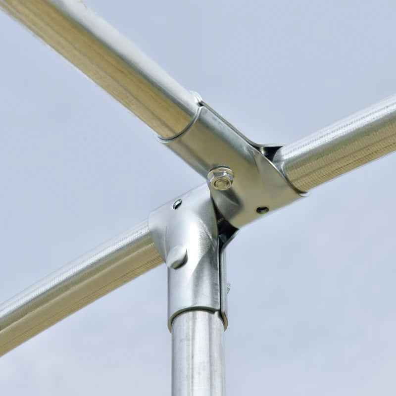 Large Metal Chicken Coop - Waterproof Dome Shaped Cover