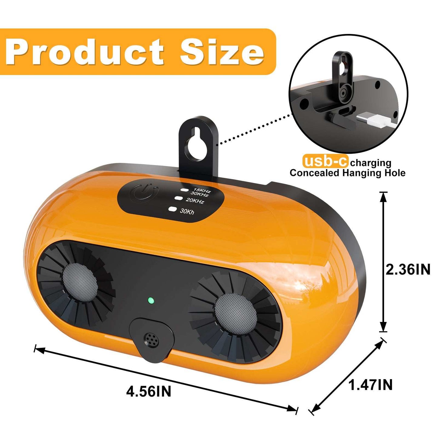 Ultrasonic Anti Barking Control Dog Deterrent Device with 3 Modes Stop Neighbors Barking Dog 50ft Range Indoor & Outdoor