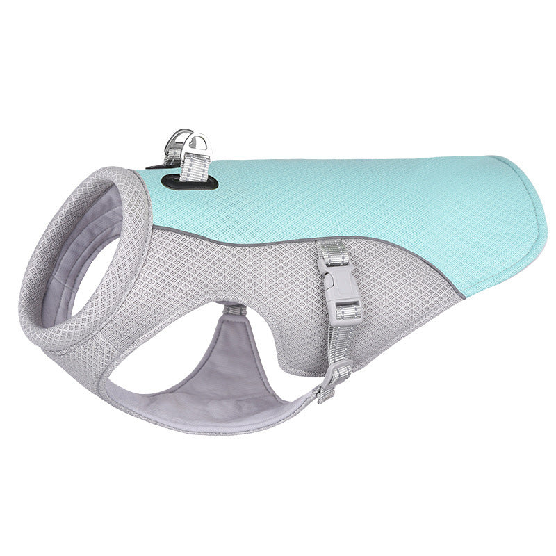 Summer Dog Cooling Vest - Heat Resistant Breathable Pet Clothing