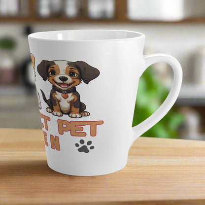 Purrfect Pet Haven Latte Mug - Adorable Dog-Themed Coffee Cup for Animal Lovers | Purrfect Pet Haven