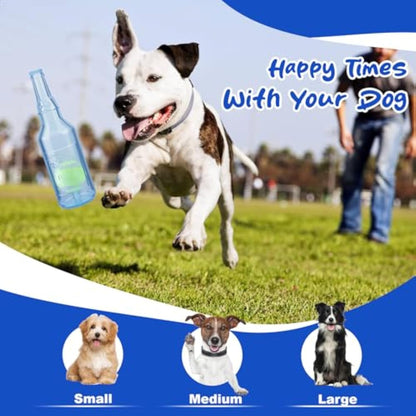 Water Bottle Squeaky Indestructible Dog Toys For Aggressive Chewers