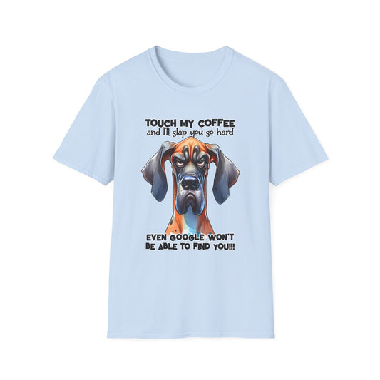 Funny Dog Coffee Lover T-Shirt - Hilarious Pet Parent Humor Tee