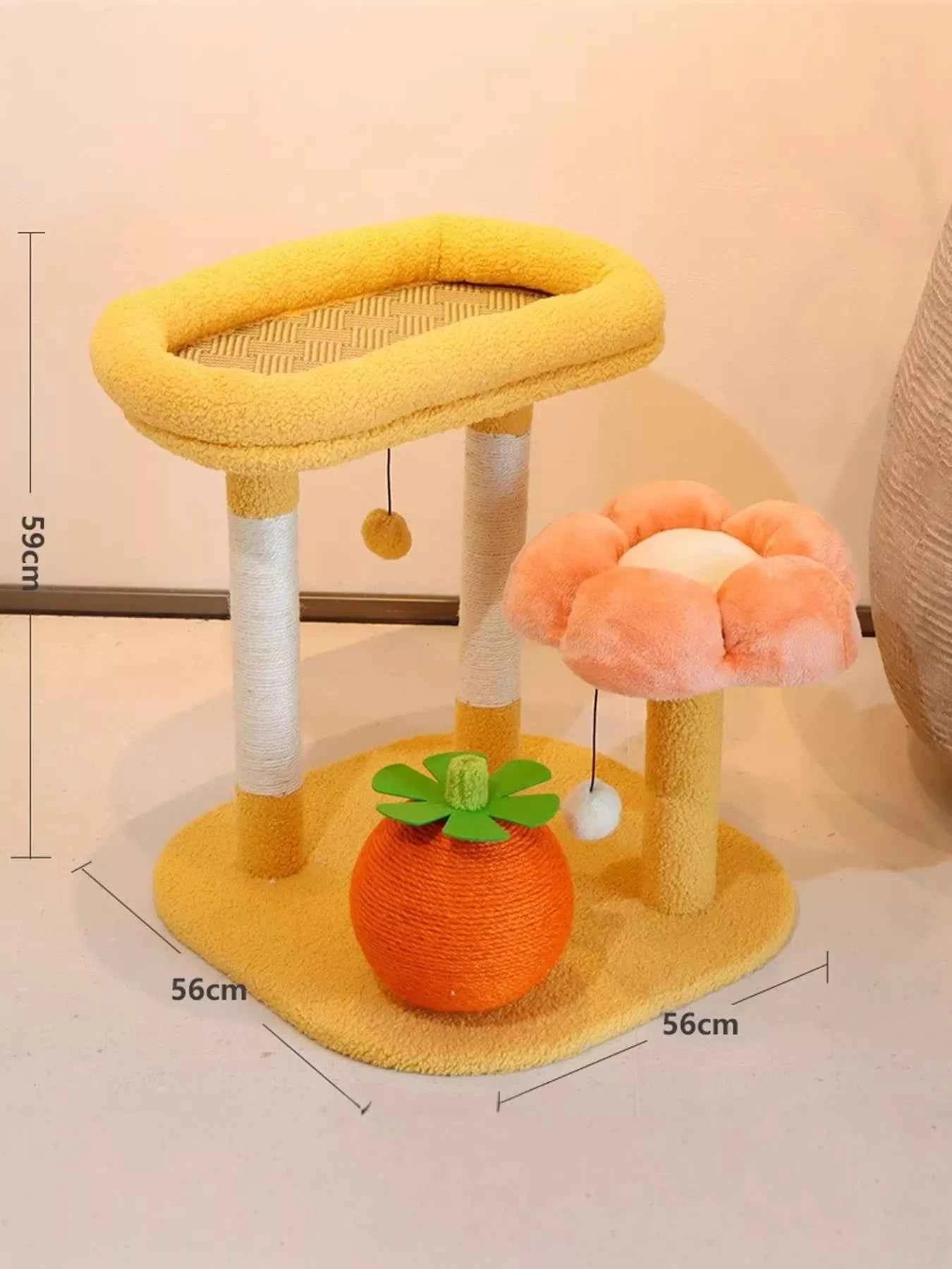 Soft Plush Cat Scratching Post