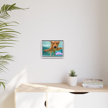 Framed Personalized Landscape Photo Canvas Wall Art - 'Add your Caption'