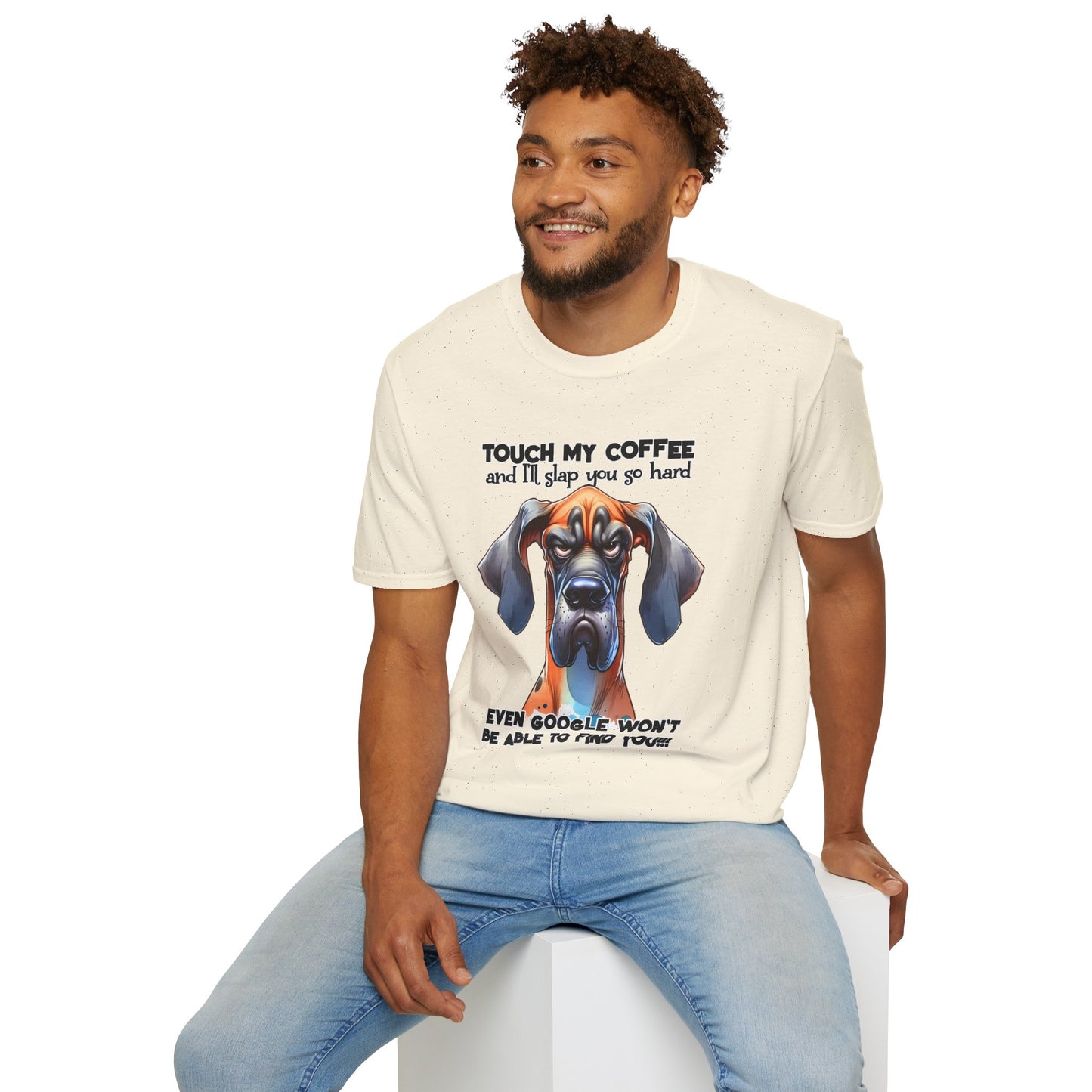 Funny Dog Coffee Lover T-Shirt - Hilarious Pet Parent Humor Tee