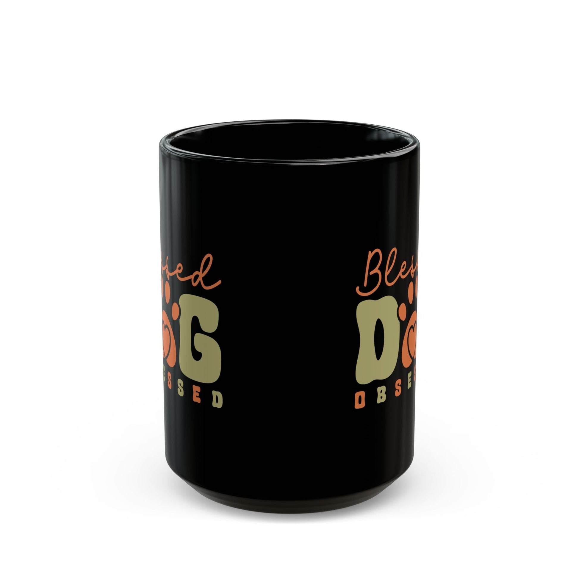 Blessed Dog Obsessed Black Mug - Perfect Gift for Dog Lovers | Purrfect Pet Haven