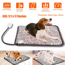 Electric Pet Heating Pad - Waterproof Warming Mat with Chew-Resistant Cord