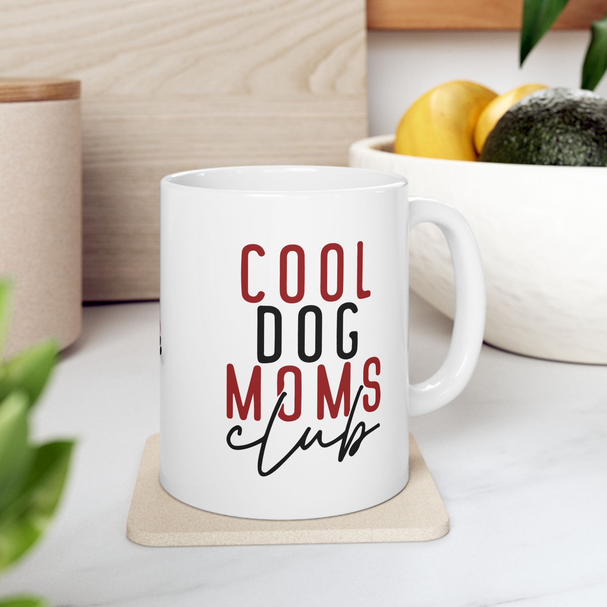 Cool Dog Mom Ceramic Mug - Perfect Gift for Dog Lovers - 11oz & 15oz Options