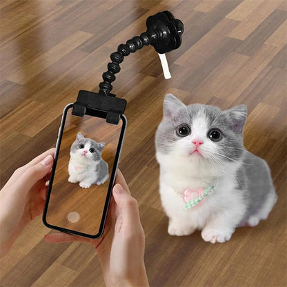 Pet Selfie Stick - Mobile Phone Camera Holder for Dogs & Cats