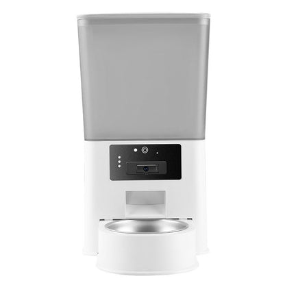 Double Bowl Intelligent Timer Surveillance Video Feeder - Use Remote Voice Call