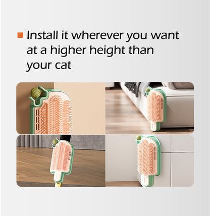 Self Grooming Popsicle-Shaped Corner Massage Comb Cat Scratcher