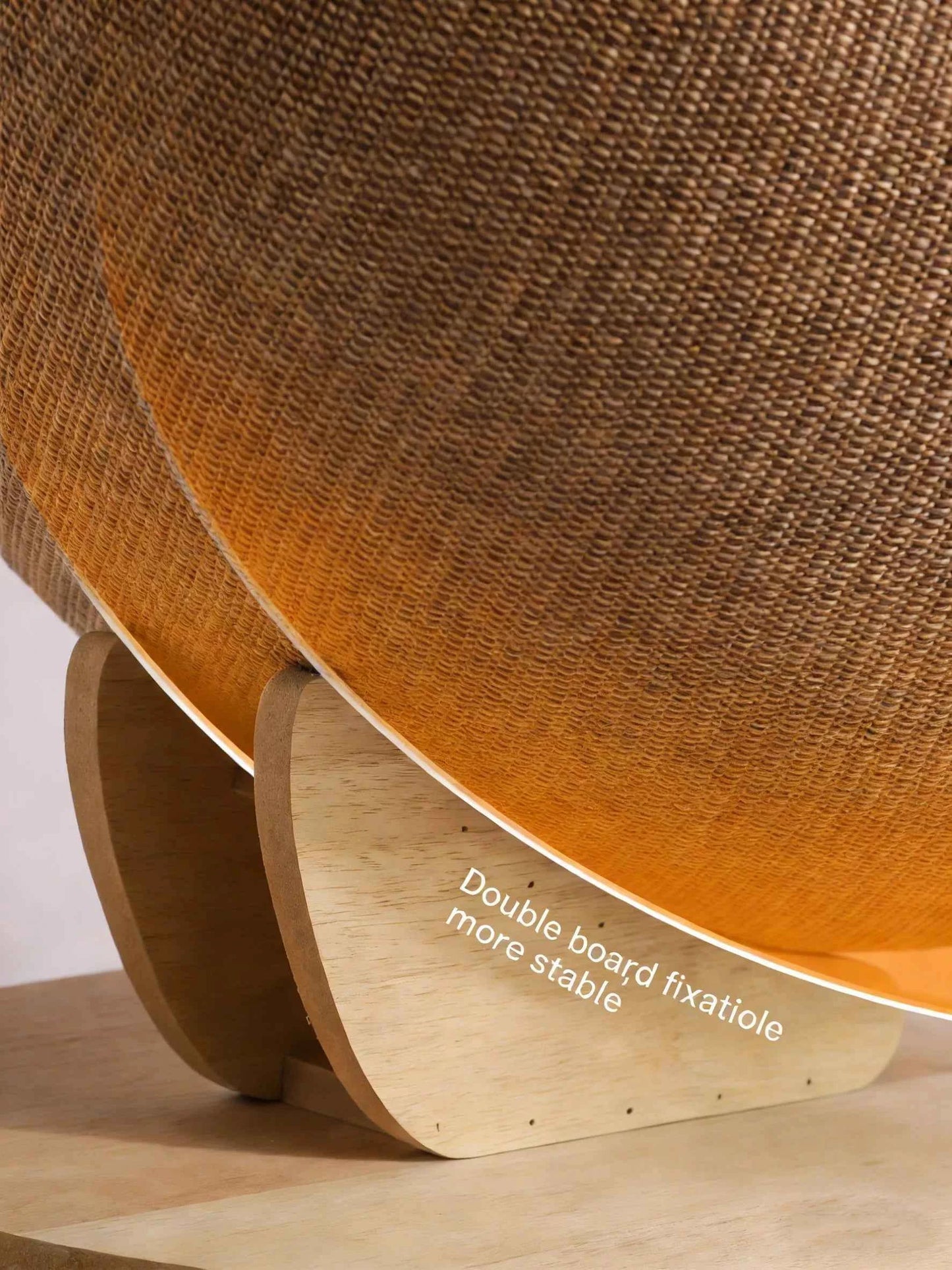 Cat Scratcher Nest Bed - Semi-enclosed with Hemp Rope