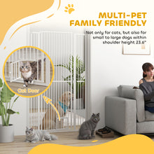 Extra Tall Pet Gate 67" - Dog Gate with Cat Door