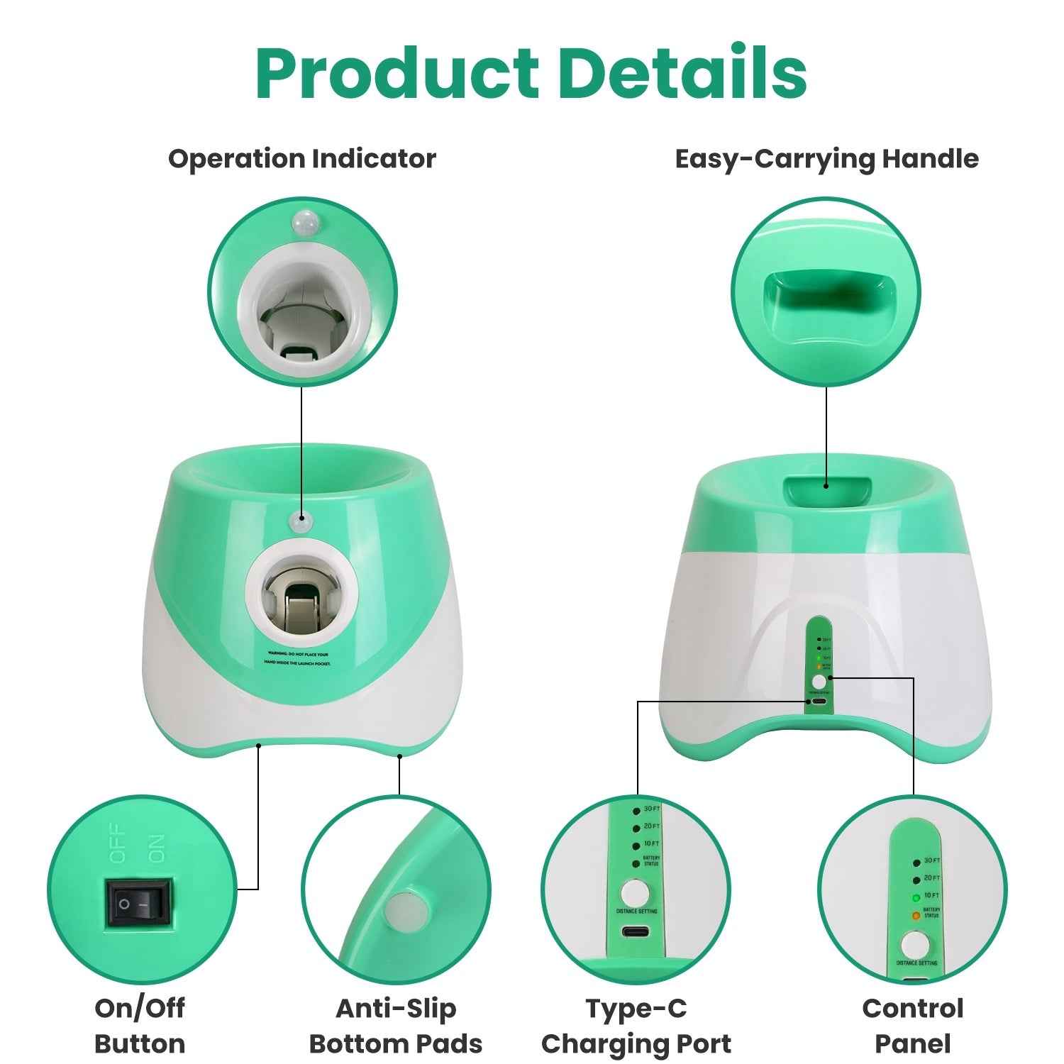 Automatic Dog Ball Launcher - Rechargeable Fetch Machine - Purrfect Pet Haven