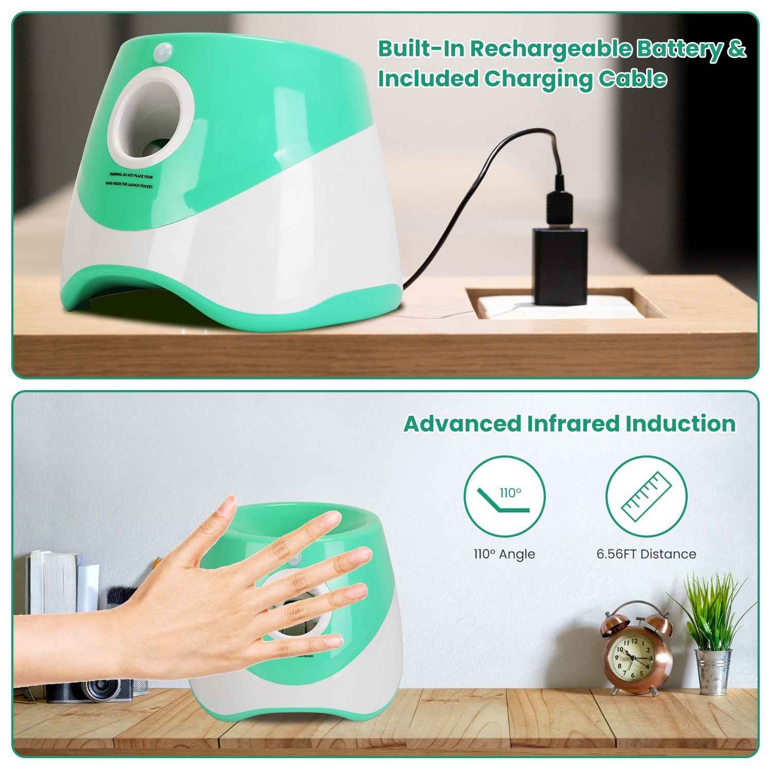 Automatic Dog Ball Launcher - Rechargeable Fetch Machine - Purrfect Pet Haven