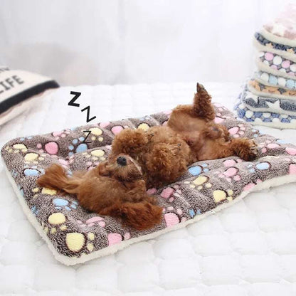 Premium Pet Bed Mat - Washable Fleece Crate Pad for Dogs & Cats All Sizes