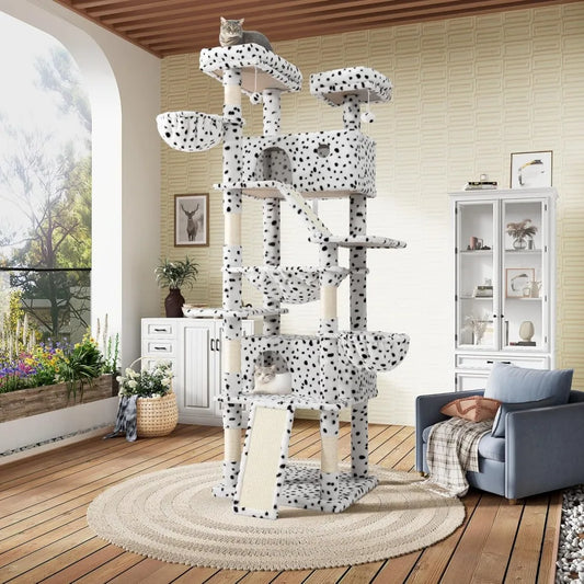 81 Inch Tall Cat Tree Tower - Multi-Level