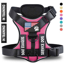 Reflective Breathable Solid Color Polyester Dog Strap
